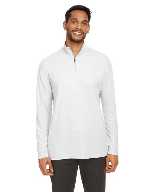 Men's Fusion ChromaSoft™ Pique Quarter-Zip Pullover
