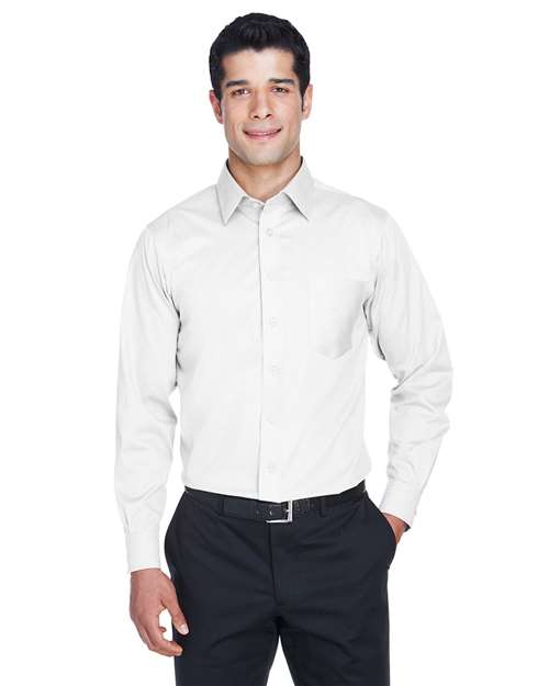 Crown Collection® Tall Solid Stretch Twill Woven Dress Shirt
