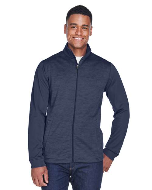 Men's Newbury Colorblock Mélange Fleece Full-Zip jacket