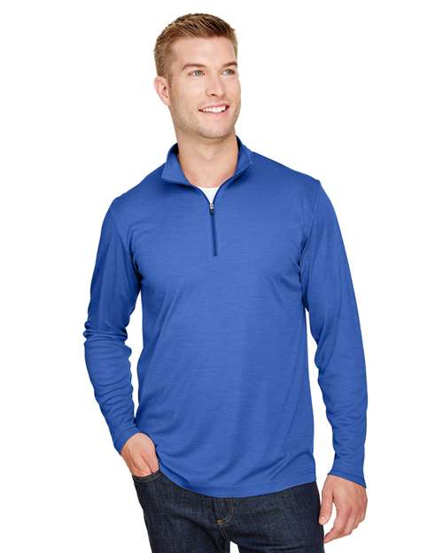Men's Zone Sonic Heather Performance Quarter-Zip Pullover