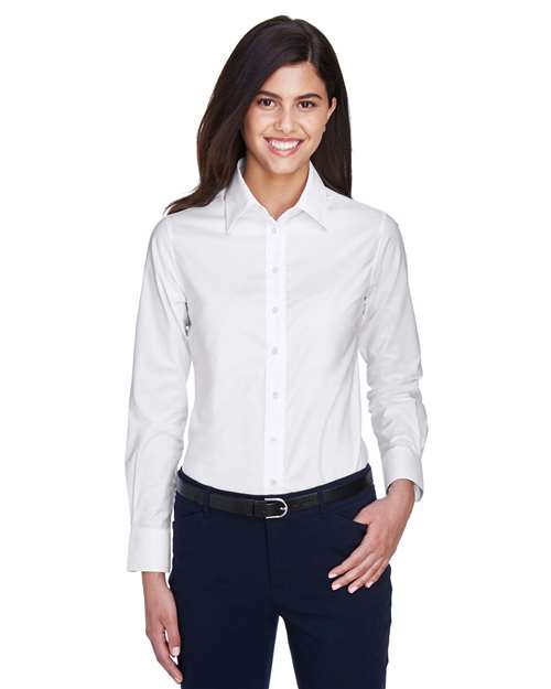 Women's Long Sleeve Oxford Dress Shirt