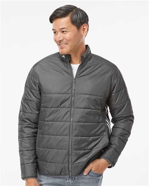 Men's 3-Stripes Puffer Full-Zip Jacket