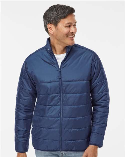 Men's 3-Stripes Puffer Full-Zip Jacket