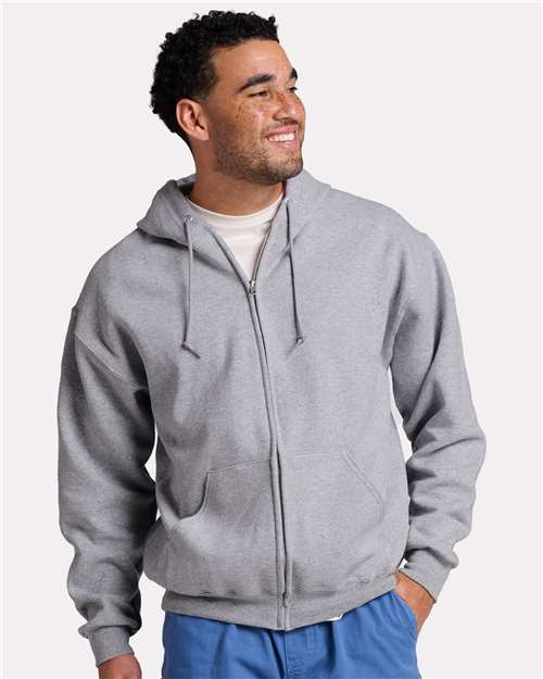 Unisex Rugged Full-Zip Hooded Sweatshirt