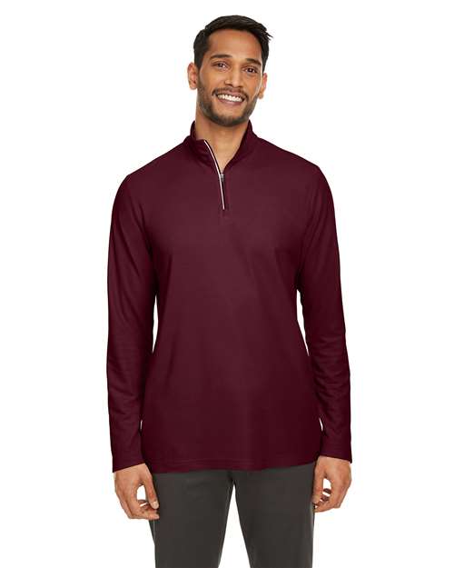 Men's Fusion ChromaSoft™ Pique Quarter-Zip Pullover