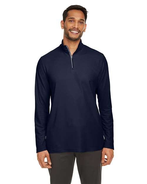 Men's Fusion ChromaSoft™ Pique Quarter-Zip Pullover