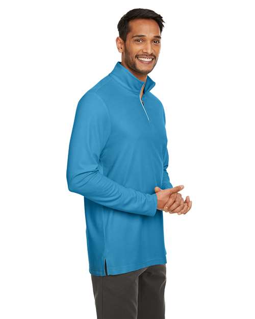 Men's Fusion ChromaSoft™ Pique Quarter-Zip Pullover