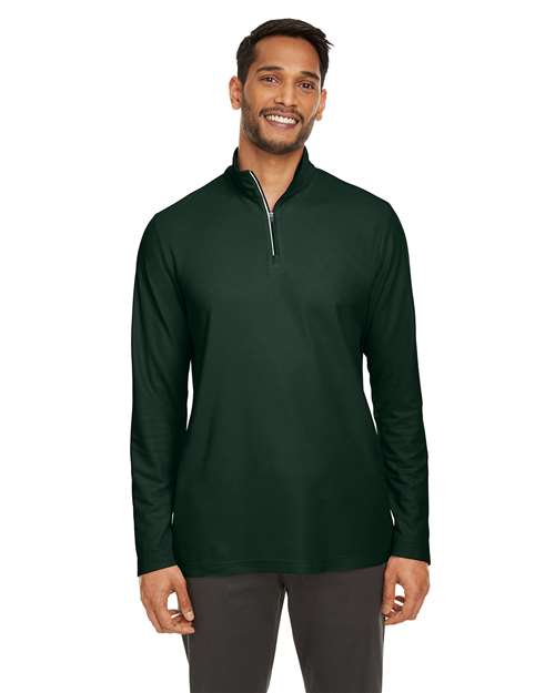 Men's Fusion ChromaSoft™ Pique Quarter-Zip Pullover