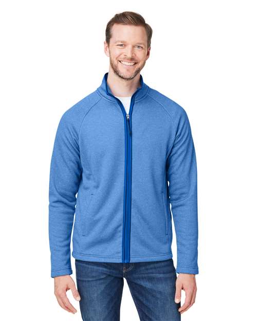Men's Venture Heathered Stripe Full-Zip Jacket