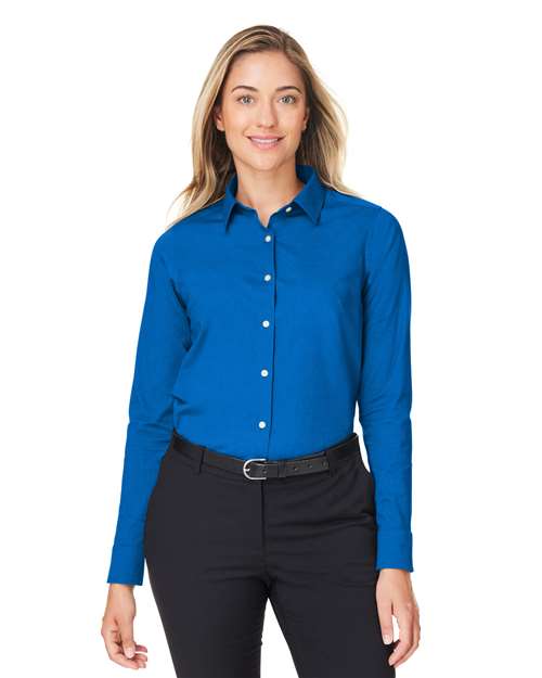 Women's CrownLux Performance® Spencer Poplin Dress Shirt
