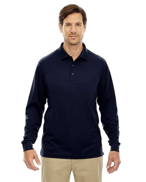 Men's Tall Pinnacle Performance Long Sleeve Piqué Polo