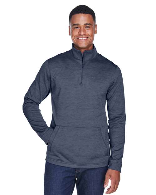 Men's Newbury Mélange Fleece Quarter-Zip Pullover