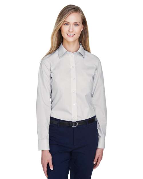 Women's Crown Collection® Broadcloth Woven Dress Shirt