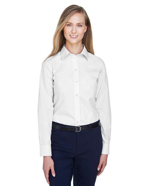 Women's Crown Collection® Broadcloth Woven Dress Shirt