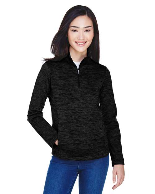 Women's Newbury Mélange Fleece Quarter-Zip Pullover