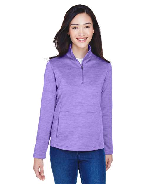 Women's Newbury Mélange Fleece Quarter-Zip Pullover