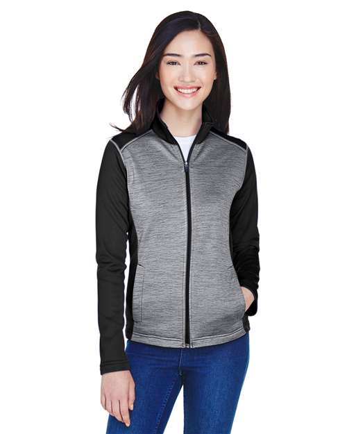 Women's Newbury Colorblock Mélange Fleece Full-Zip Jacket