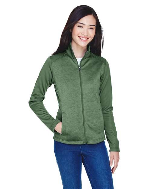 Women's Newbury Colorblock Mélange Fleece Full-Zip Jacket