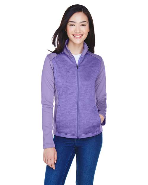 Women's Newbury Colorblock Mélange Fleece Full-Zip Jacket