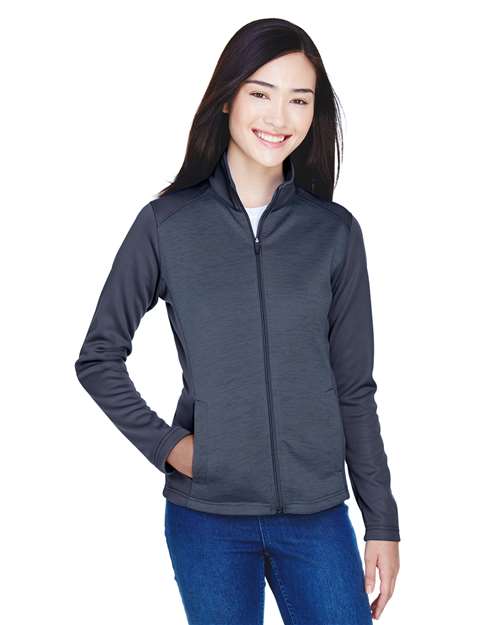 Women's Newbury Colorblock Mélange Fleece Full-Zip Jacket