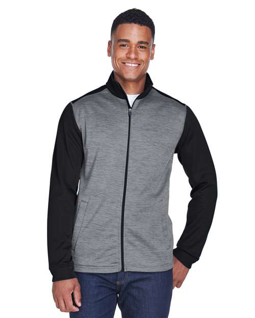 Men's Newbury Colorblock Mélange Fleece Full-Zip jacket