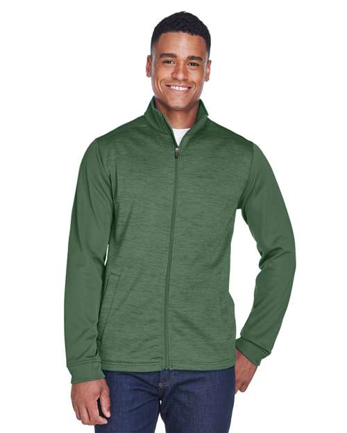 Men's Newbury Colorblock Mélange Fleece Full-Zip jacket