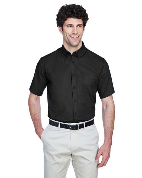 Men's Tall Optimum Short Sleeve Twill Dress Shirt
