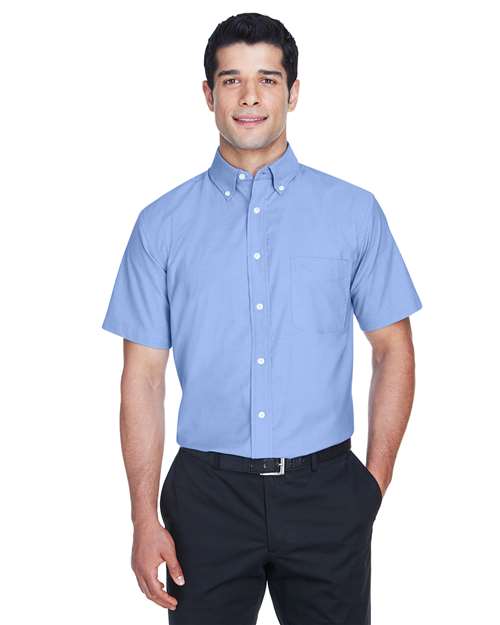 Men's Oxford Short Sleeve with Stain-Release