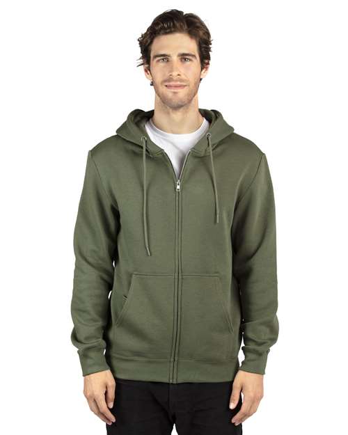 Unisex Fleece Full-Zip Hooded Sweatshirt