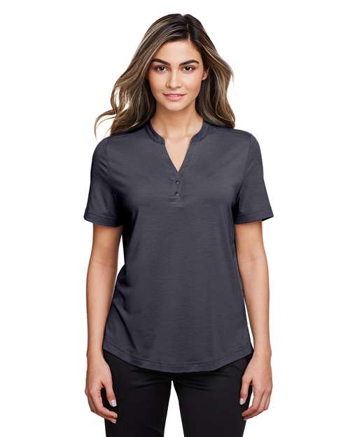 Women's JAQ Snap-Up Stretch Performance Polo