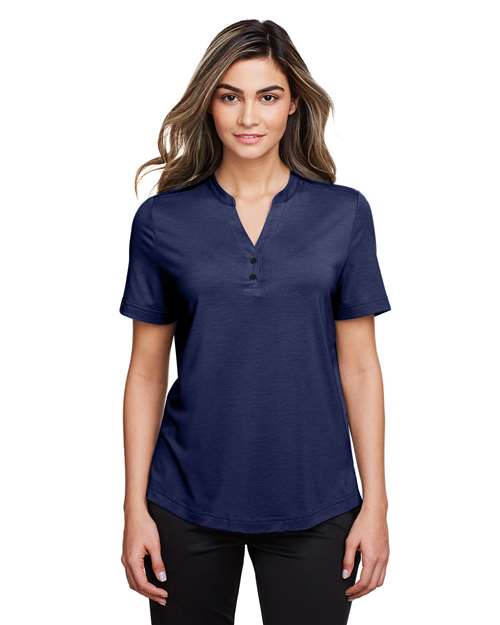 Women's JAQ Snap-Up Stretch Performance Polo