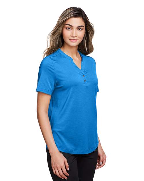 Women's JAQ Snap-Up Stretch Performance Polo