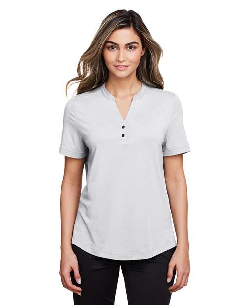 Women's JAQ Snap-Up Stretch Performance Polo