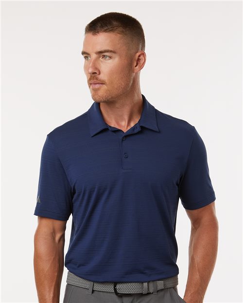 Men's Textured Stripe Polo