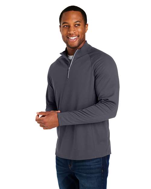 Men's Origin Performance Pique Quarter-Zip Pullover