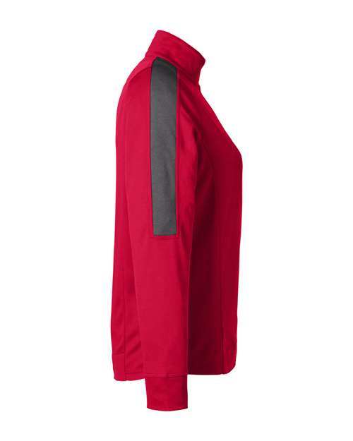 Women's Market Snag Protect Mesh Colorblock Quarter-Zip Pullover