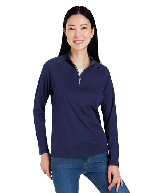 Women's Origin Performance Pique Quarter-Zip Pullover