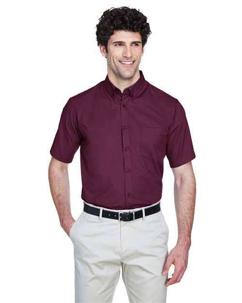 Men's Optimum Short Sleeve Twill Dress Shirt