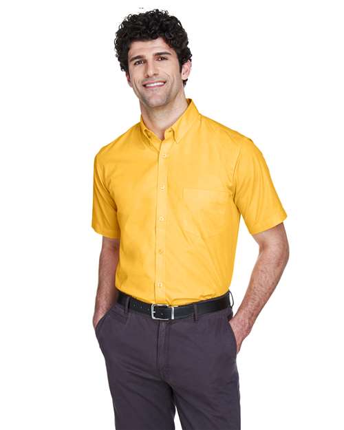 Men's Optimum Short Sleeve Twill Dress Shirt