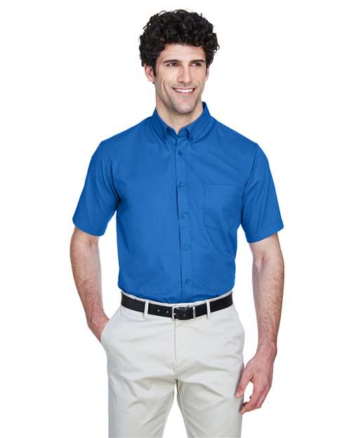 Men's Optimum Short Sleeve Twill Dress Shirt