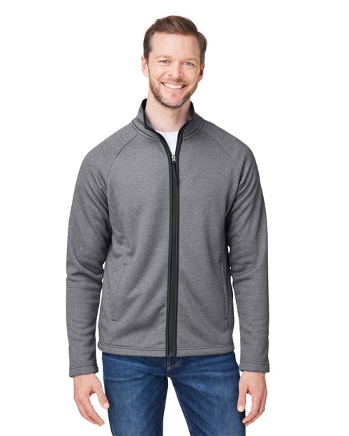 Men's Venture Heathered Stripe Full-Zip Jacket