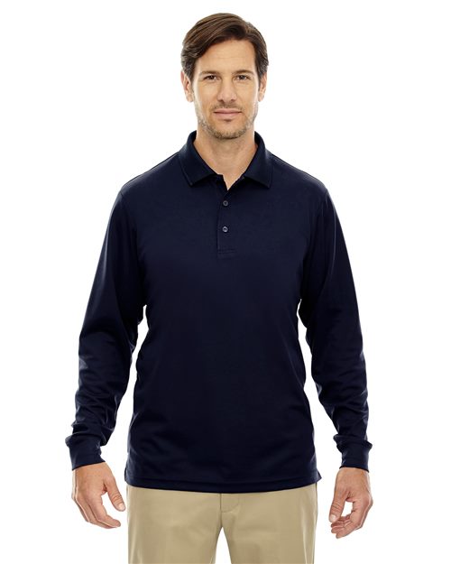 Men's Tall Pinnacle Performance Long Sleeve Piqué Polo