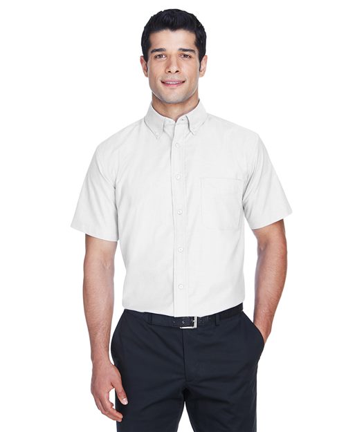 Men's Oxford Short Sleeve with Stain-Release