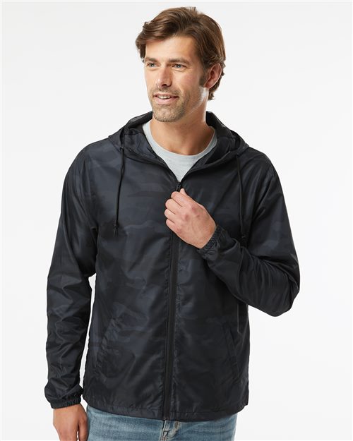 Men's Lightweight Windbreaker Full-Zip Jacket