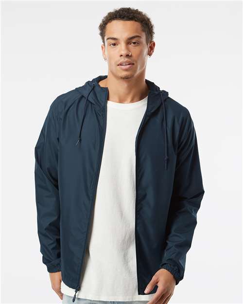 Men's Lightweight Windbreaker Full-Zip Jacket