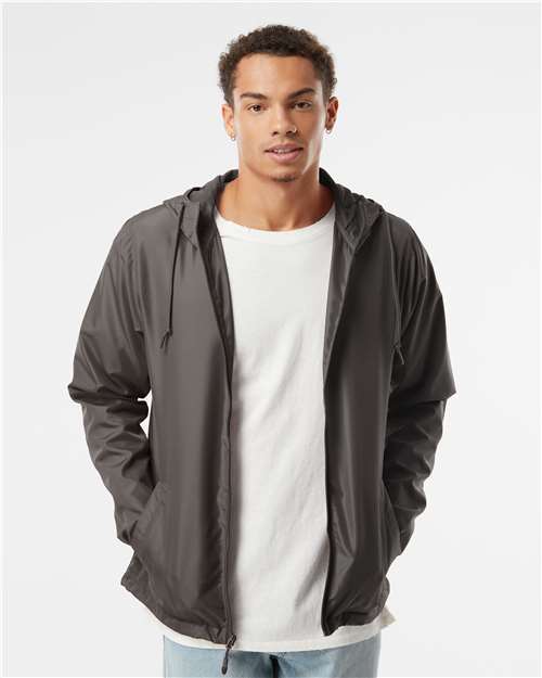 Men's Lightweight Windbreaker Full-Zip Jacket